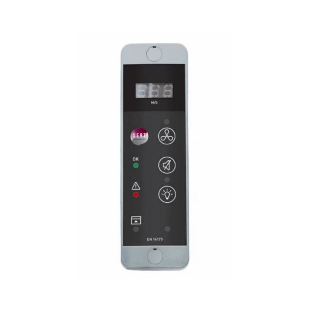 Fume hood air flow monitor type A with remote HMI control panel