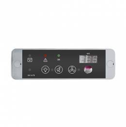 Fume hood air flow monitor type A with remote HMI control panel